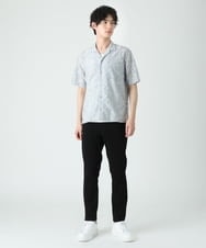 MKBGU32110 MK MICHEL KLEIN HOMME(MKミッシェルクランオム) シアーボタニカルシャツ グレー(92)