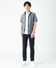 MKBGU40120 MK MICHEL KLEIN HOMME(MKミッシェルクランオム) ペイズリージャガードシャツ ネイビー(57)