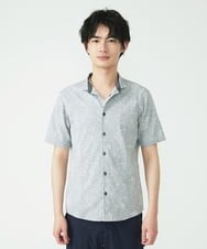 MKBGU40120 MK MICHEL KLEIN HOMME(MKミッシェルクランオム) ペイズリージャガードシャツ グレー(92)