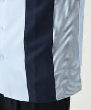 MKBGU83090 MK MICHEL KLEIN HOMME(MKミッシェルクランオム) ストライプシャツ ライトブルー(50)