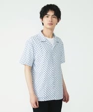 MKBGU89110 MK MICHEL KLEIN HOMME(MKミッシェルクランオム) オープンカラーシャツ ブルー(55)