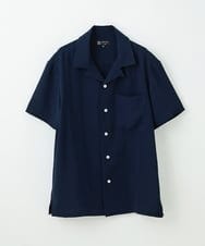 MKBGU89110 MK MICHEL KLEIN HOMME(MKミッシェルクランオム) オープンカラーシャツ ネイビー(57)
