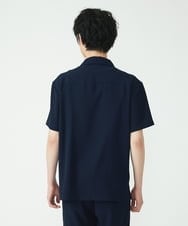 MKBGU89110 MK MICHEL KLEIN HOMME(MKミッシェルクランオム) オープンカラーシャツ ネイビー(57)