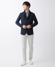 MKBGV50150 MK MICHEL KLEIN HOMME(MKミッシェルクランオム) ストライプシャツ / アルビニRENU ネイビー(57)