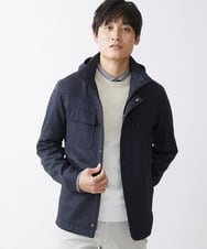 MKBGV50150 MK MICHEL KLEIN HOMME(MKミッシェルクランオム) ストライプシャツ / アルビニRENU ネイビー(57)