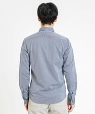 MKBGV50150 MK MICHEL KLEIN HOMME(MKミッシェルクランオム) ストライプシャツ / アルビニRENU ネイビー(57)