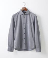 MKBGV50150 MK MICHEL KLEIN HOMME(MKミッシェルクランオム) ストライプシャツ / アルビニRENU ネイビー(57)