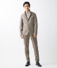 MKBGV50150 MK MICHEL KLEIN HOMME(MKミッシェルクランオム) ストライプシャツ / アルビニRENU アイボリー(80)