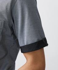 MKBGV58130 MK MICHEL KLEIN HOMME(MKミッシェルクランオム) 【大きいサイズあり】シャツ / アルビ二RENU ブルー
