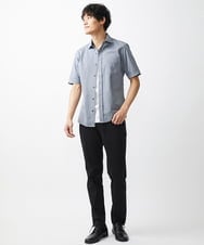 MKBGV58130 MK MICHEL KLEIN HOMME(MKミッシェルクランオム) 【大きいサイズあり】シャツ / アルビ二RENU ブルー