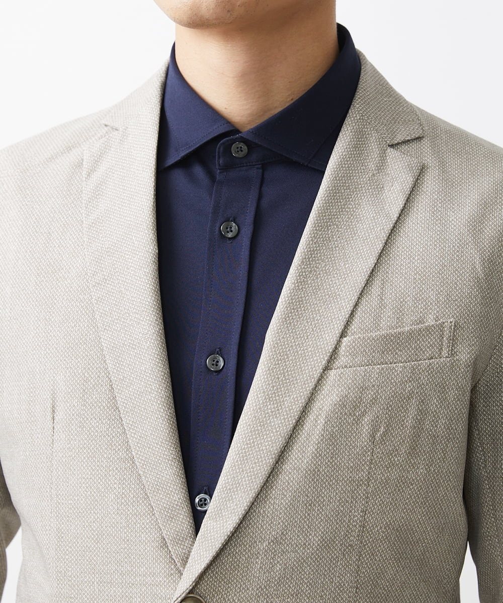 MKBGV58130 MK MICHEL KLEIN HOMME(MKミッシェルクランオム) 【大きいサイズあり】シャツ / アルビ二RENU ネイビー