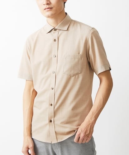 MKBGX13095 MK MICHEL KLEIN HOMME ストレッチ半袖シャツ