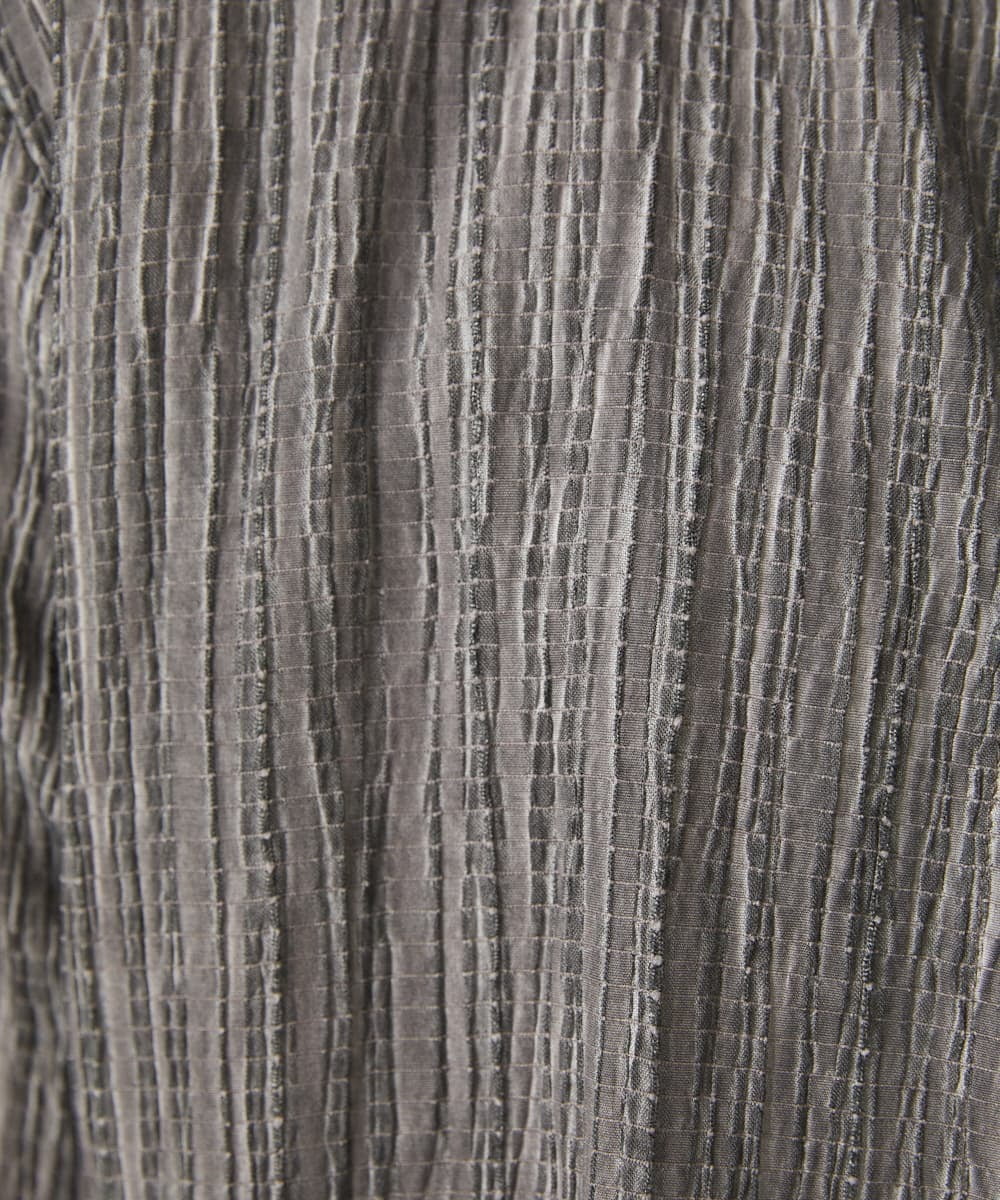 MKBGX14140 MK MICHEL KLEIN HOMME(MKミッシェルクランオム) スタンドカラーシャツ / カラーヨウリュウ ブラック