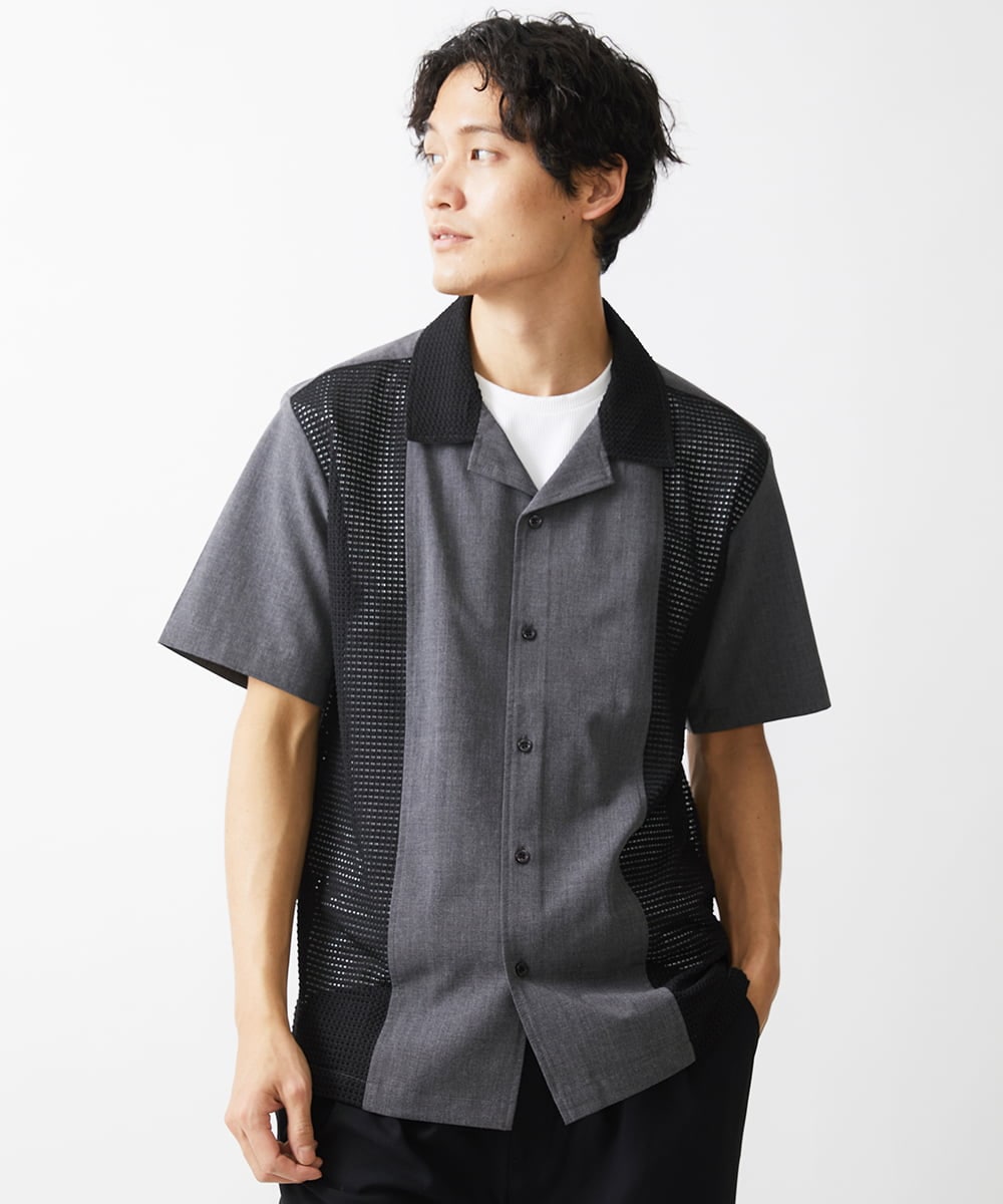 シアーコンビシャツ(ブラウス・シャツ) | MK MICHEL KLEIN HOMME(MK  