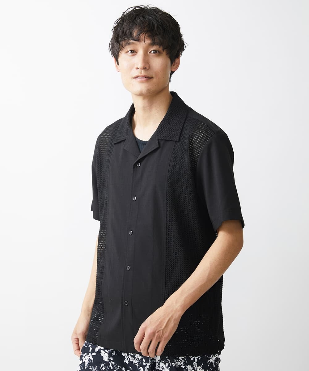 シアーコンビシャツ(ブラウス・シャツ) | MK MICHEL KLEIN HOMME(MK 