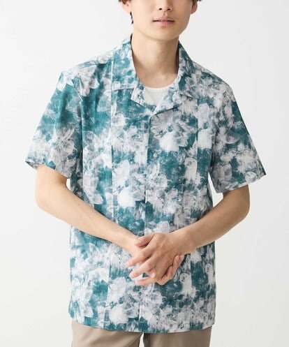 MKBGX20120 MK MICHEL KLEIN HOMME ミストフラワーシャツ
