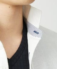 MKBGX90090 MK MICHEL KLEIN HOMME(MKミッシェルクランオム) 【大きいサイズあり】七分袖シャツ/リネンレーヨン ホワイト