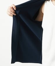 MKBHC32130 MK MICHEL KLEIN HOMME(MKミッシェルクランオム) スタンドカラーシャツ / ストライプサッカー　 ネイビー