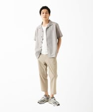 MKBHC59130 MK MICHEL KLEIN HOMME(MKミッシェルクランオム) 開襟シャツ / カラミストレッチ アイボリー