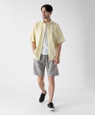 MKBHC84090 MK MICHEL KLEIN HOMME(MKミッシェルクランオム) 【リラックスシルエット】ストライプ半袖 イエロー