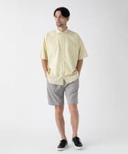 MKBHC84090 MK MICHEL KLEIN HOMME(MKミッシェルクランオム) 【リラックスシルエット】ストライプ半袖 イエロー