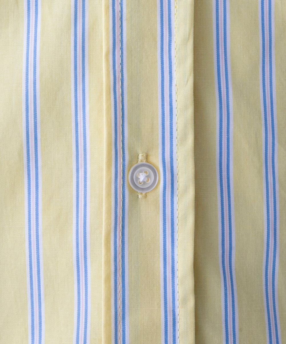 MKBHC84090 MK MICHEL KLEIN HOMME(MKミッシェルクランオム) 【リラックスシルエット】ストライプ半袖 イエロー