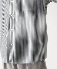 MKBHC84090 MK MICHEL KLEIN HOMME(MKミッシェルクランオム) 【リラックスシルエット】ストライプ半袖 ブラック