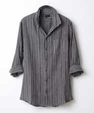 MKBHL25110 MK MICHEL KLEIN HOMME(MKミッシェルクランオム) シャツ／ウェイビータック グレー