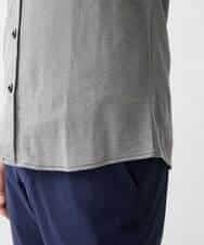 MKBHR33090 MK MICHEL KLEIN HOMME(MKミッシェルクランオム) カノコ七分シャツ グレー