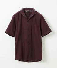 MKBHS52120 MK MICHEL KLEIN HOMME(MKミッシェルクランオム) リバーストライプシャツ パープル(77)