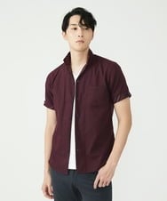 MKBHS52120 MK MICHEL KLEIN HOMME(MKミッシェルクランオム) リバーストライプシャツ パープル(77)