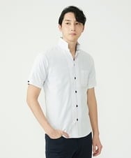 MKBHS52120 MK MICHEL KLEIN HOMME(MKミッシェルクランオム) リバーストライプシャツ ホワイト(90)