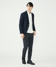 MKBHS58120 MK MICHEL KLEIN HOMME(MKミッシェルクランオム) 【滑らかで上品な表情】スムースシャツ  ホワイト(90)