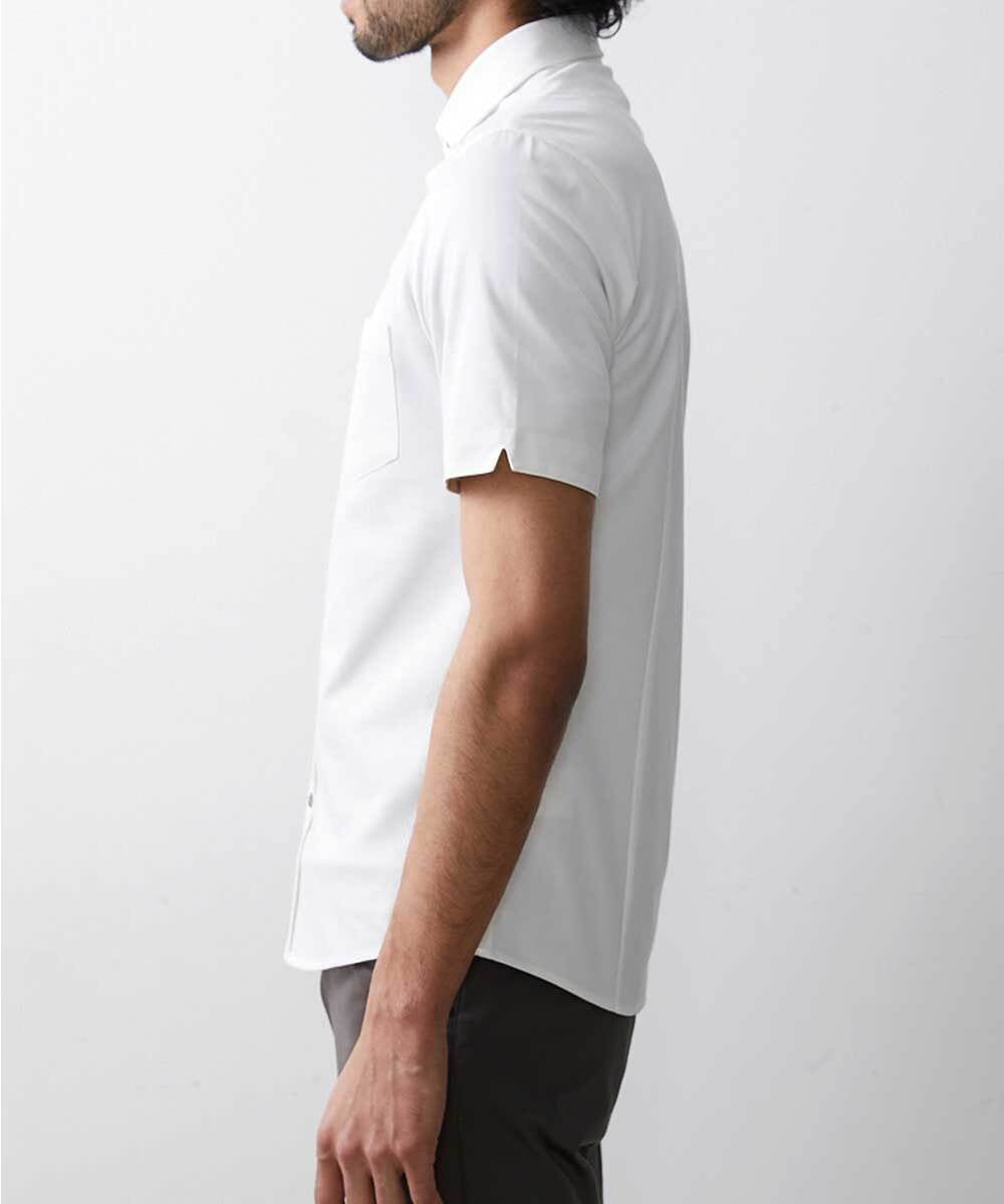 MKBHS77140 MK MICHEL KLEIN HOMME(MKミッシェルクランオム) ソロテックスシャツ ホワイト(90)