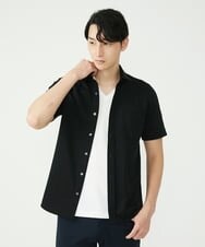 MKBHS77140 MK MICHEL KLEIN HOMME(MKミッシェルクランオム) ソロテックスシャツ ブラック(94)