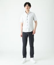 MKBHU41120 MK MICHEL KLEIN HOMME(MKミッシェルクランオム) アニマルジャガードシャツ ライトグレー(91)
