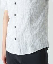 MKBHU41120 MK MICHEL KLEIN HOMME(MKミッシェルクランオム) アニマルジャガードシャツ ライトグレー(91)