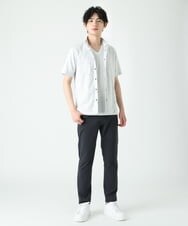 MKBHU41120 MK MICHEL KLEIN HOMME(MKミッシェルクランオム) アニマルジャガードシャツ ライトグレー(91)