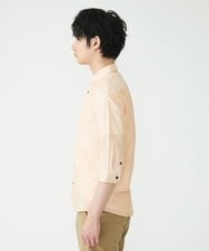 MKBHU74130 MK MICHEL KLEIN HOMME(MKミッシェルクランオム) リネンスタンドシャツ イエロー(24)