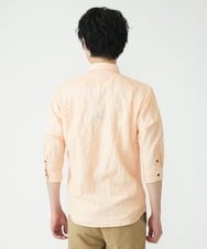 MKBHU74130 MK MICHEL KLEIN HOMME(MKミッシェルクランオム) リネンスタンドシャツ イエロー(24)