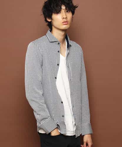 MKBIG51120 MK MICHEL KLEIN homme シャツ( クールマックスストライプ)