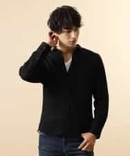MKBIL27110 MK MICHEL KLEIN HOMME(MKミッシェルクランオム) 秋シャツ／ボイルグレンチェック ブラック