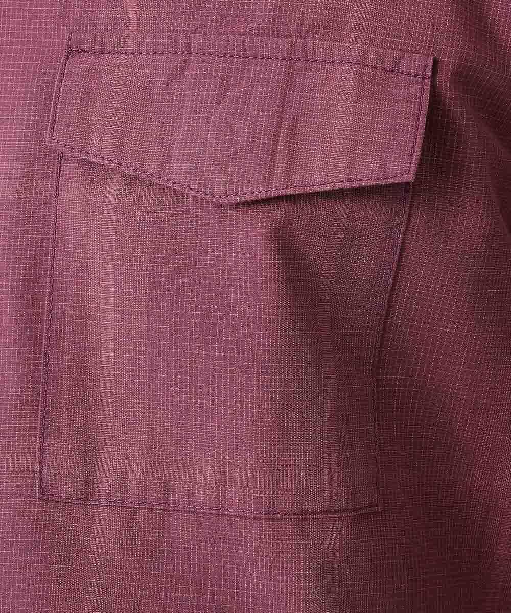 MKBJL05090 MK MICHEL KLEIN HOMME(MKミッシェルクランオム) 秋シャツ／レトロチェック パープル