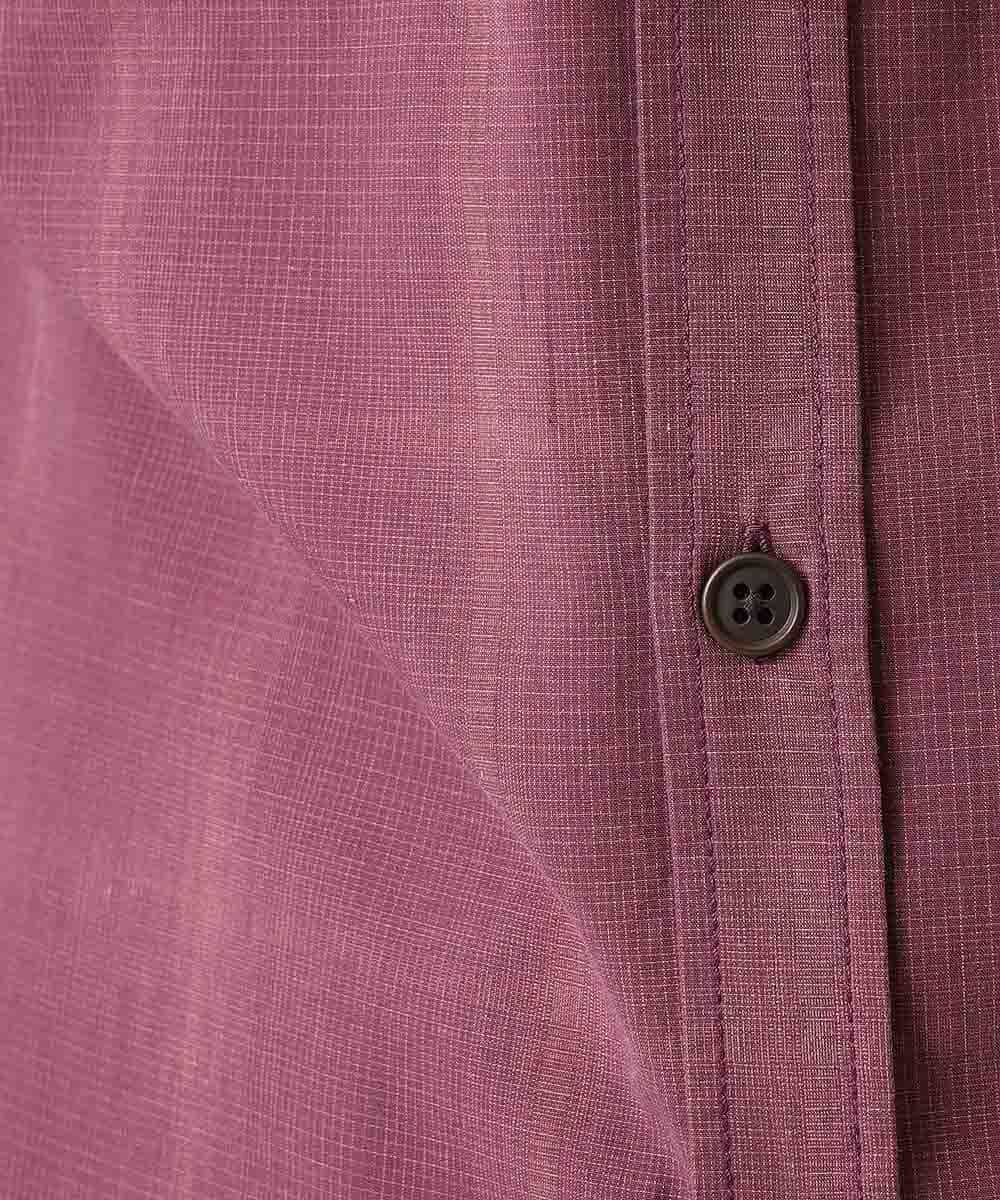 MKBJL05090 MK MICHEL KLEIN HOMME(MKミッシェルクランオム) 秋シャツ／レトロチェック パープル