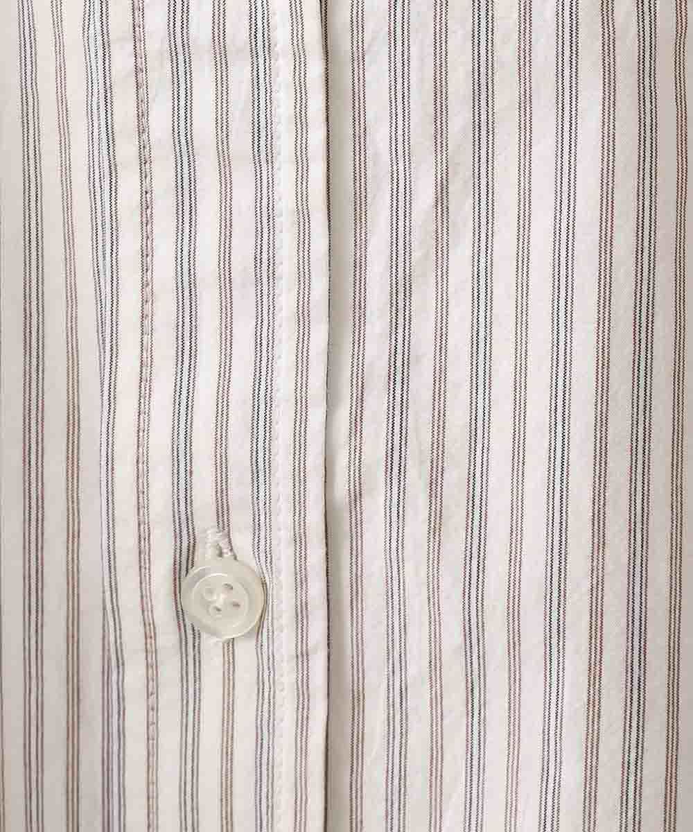 MKBJL10075 MK MICHEL KLEIN HOMME(MKミッシェルクランオム) 秋シャツ／マルチストライプ アイボリー