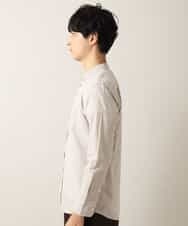 MKBJL10075 MK MICHEL KLEIN HOMME(MKミッシェルクランオム) 秋シャツ／マルチストライプ ブラウン