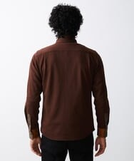 MKBJU05130 MK MICHEL KLEIN HOMME(MKミッシェルクランオム) ブロックスエードシャツ ブラウン(86)