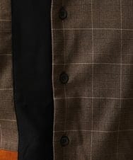 MKBJU05130 MK MICHEL KLEIN HOMME(MKミッシェルクランオム) ブロックスエードシャツ ブラウン(86)
