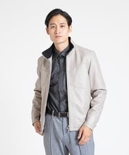 MKBJU30130 MK MICHEL KLEIN HOMME(MKミッシェルクランオム) フローラルストライプジャガードシャツ ブラック(94)