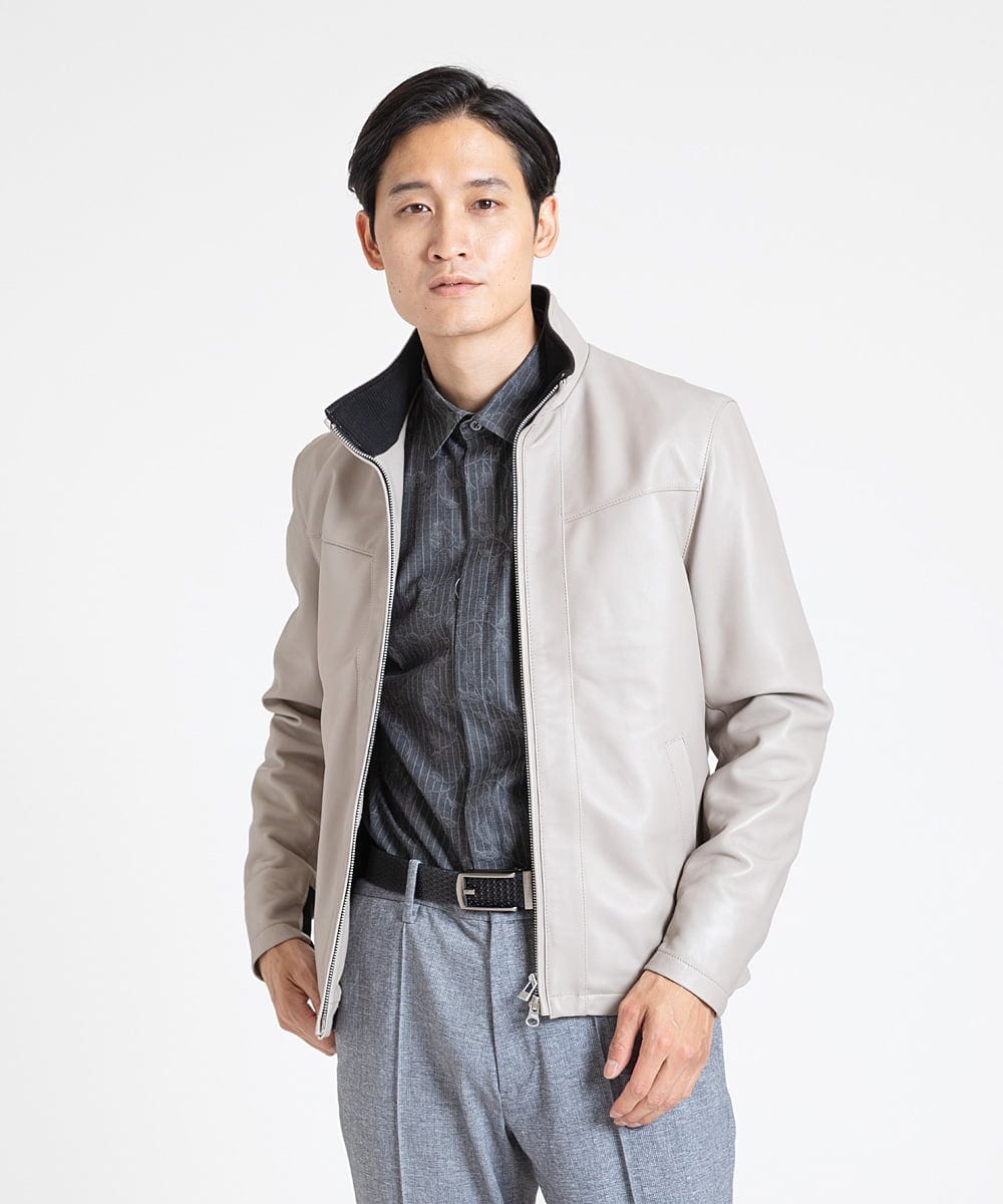MKBJU30130 MK MICHEL KLEIN HOMME(MKミッシェルクランオム) フローラルストライプジャガードシャツ ブラック(94)